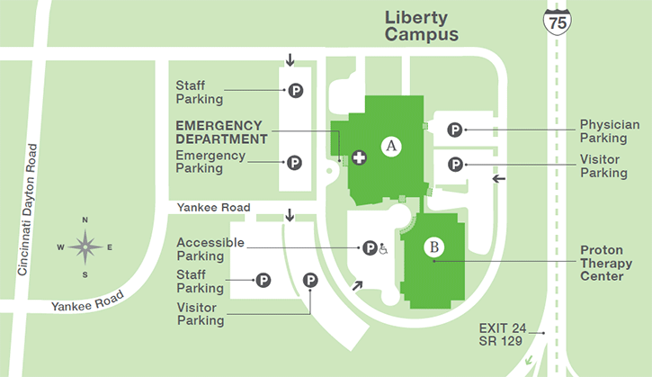 Liberty Parking Map.